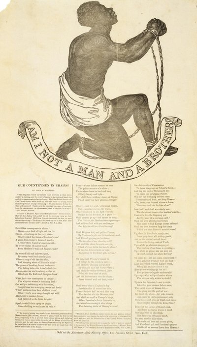Am I Not a Man and a Brother by Unbekannt Unbekannt